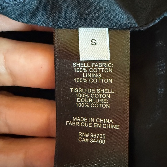 Rebecca Taylor Navy Blue Floral Long Sleeve x Material Smocked Waist Mini Dress - Picture 4 of 12